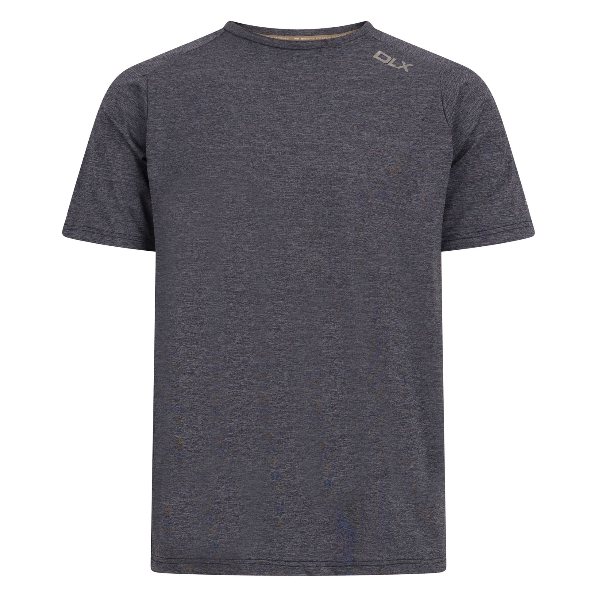 Navy Marl - Front - Trespass Mens Conall DLX T-Shirt