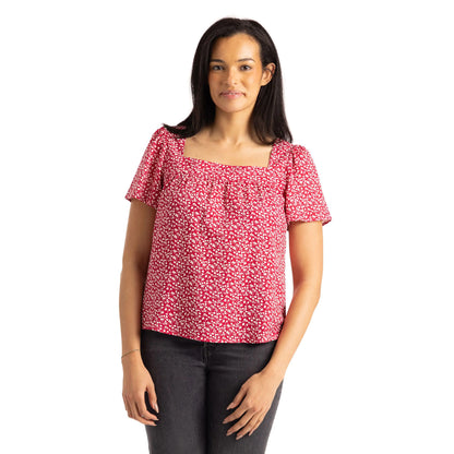 Claret - Side - Trespass Womens-Ladies Bliss Top