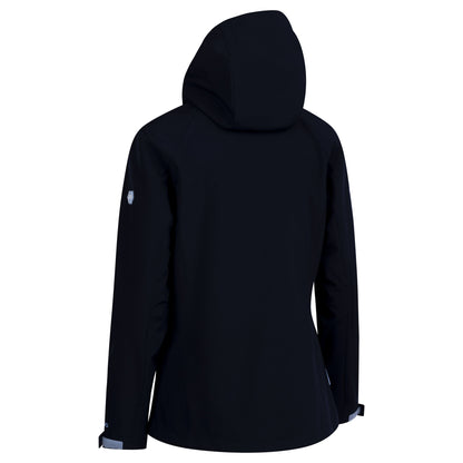 Navy - Back - Trespass Womens-Ladies Persephone Soft Shell Jacket