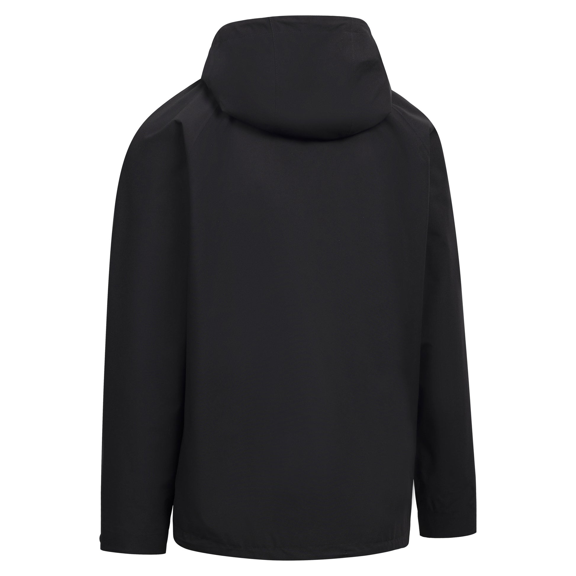 Black - Back - Trespass Mens Carnish Waterproof Jacket