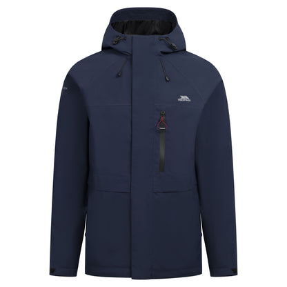 Navy - Front - Trespass Mens Carnish Waterproof Jacket