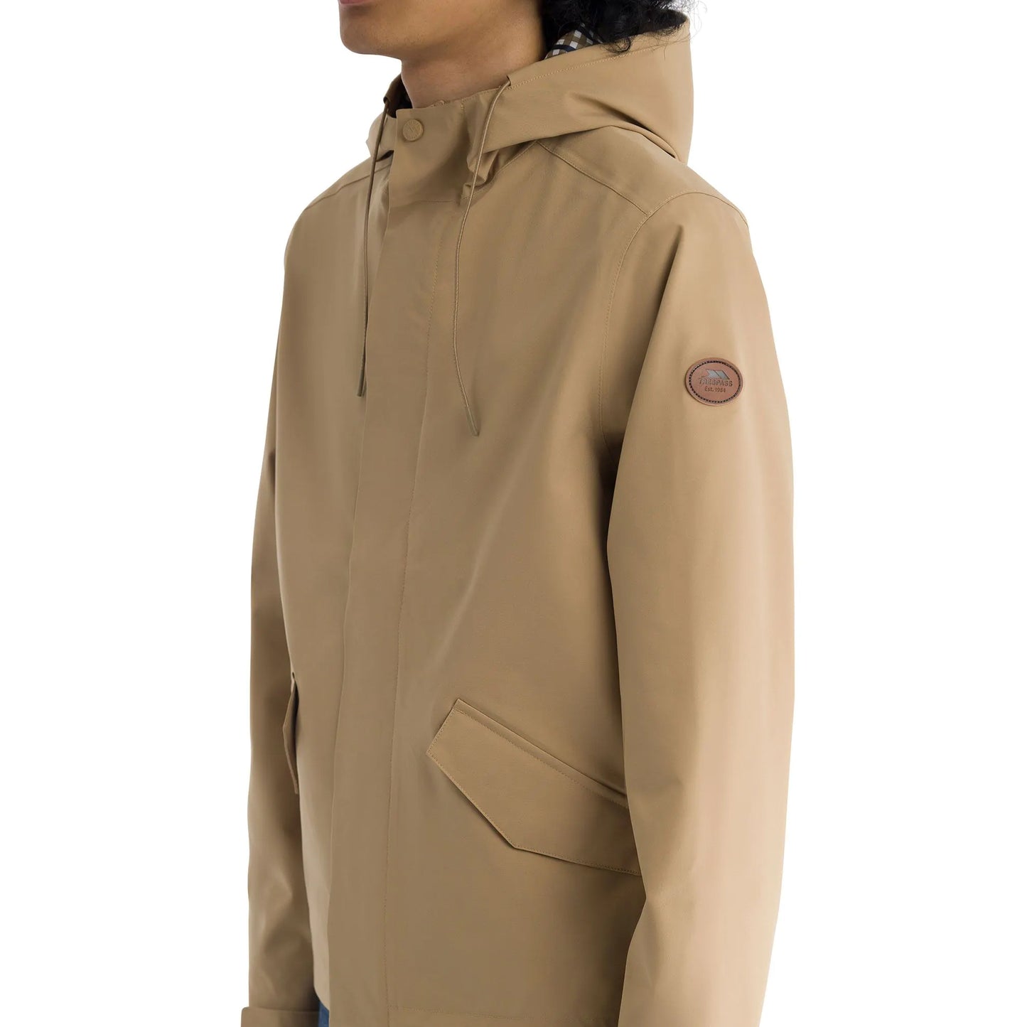 Camel - Pack Shot - Trespass Mens Clachan Waterproof Jacket