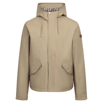 Camel - Front - Trespass Mens Clachan Waterproof Jacket