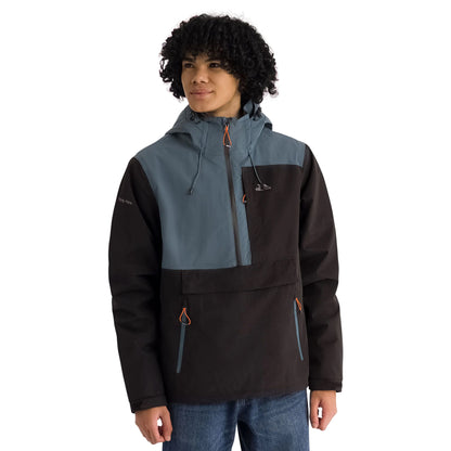 Black - Side - Trespass Mens Scolpaig Waterproof Jacket