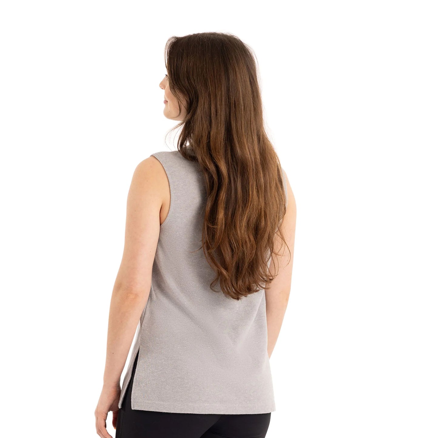 Light Grey Marl - Pack Shot - Trespass Womens-Ladies Liora Sleeveless Casual Top