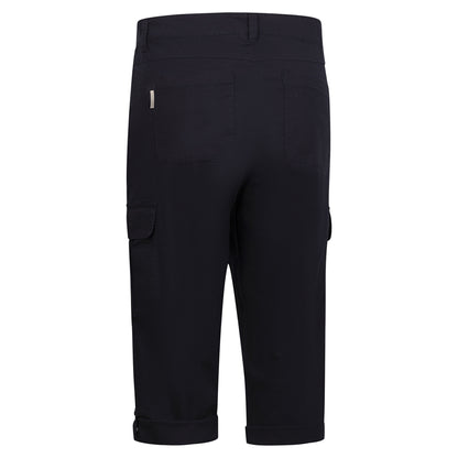 Navy - Back - Trespass Womens-Ladies Trina Casual Capri Trousers