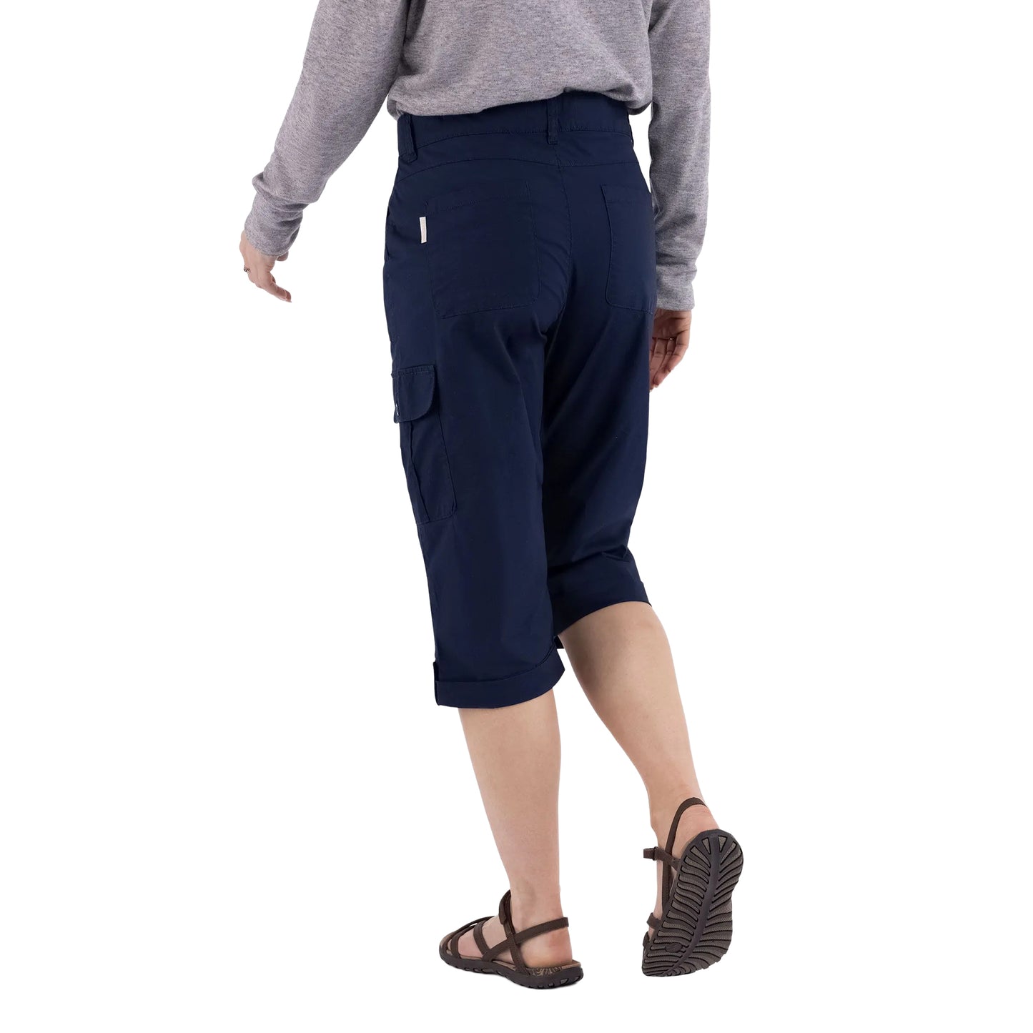 Navy - Lifestyle - Trespass Womens-Ladies Trina Casual Capri Trousers