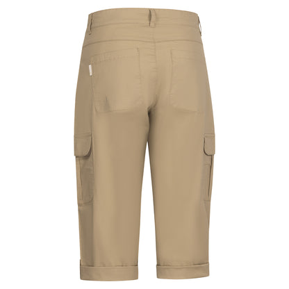 Oat - Back - Trespass Womens-Ladies Trina Casual Capri Trousers