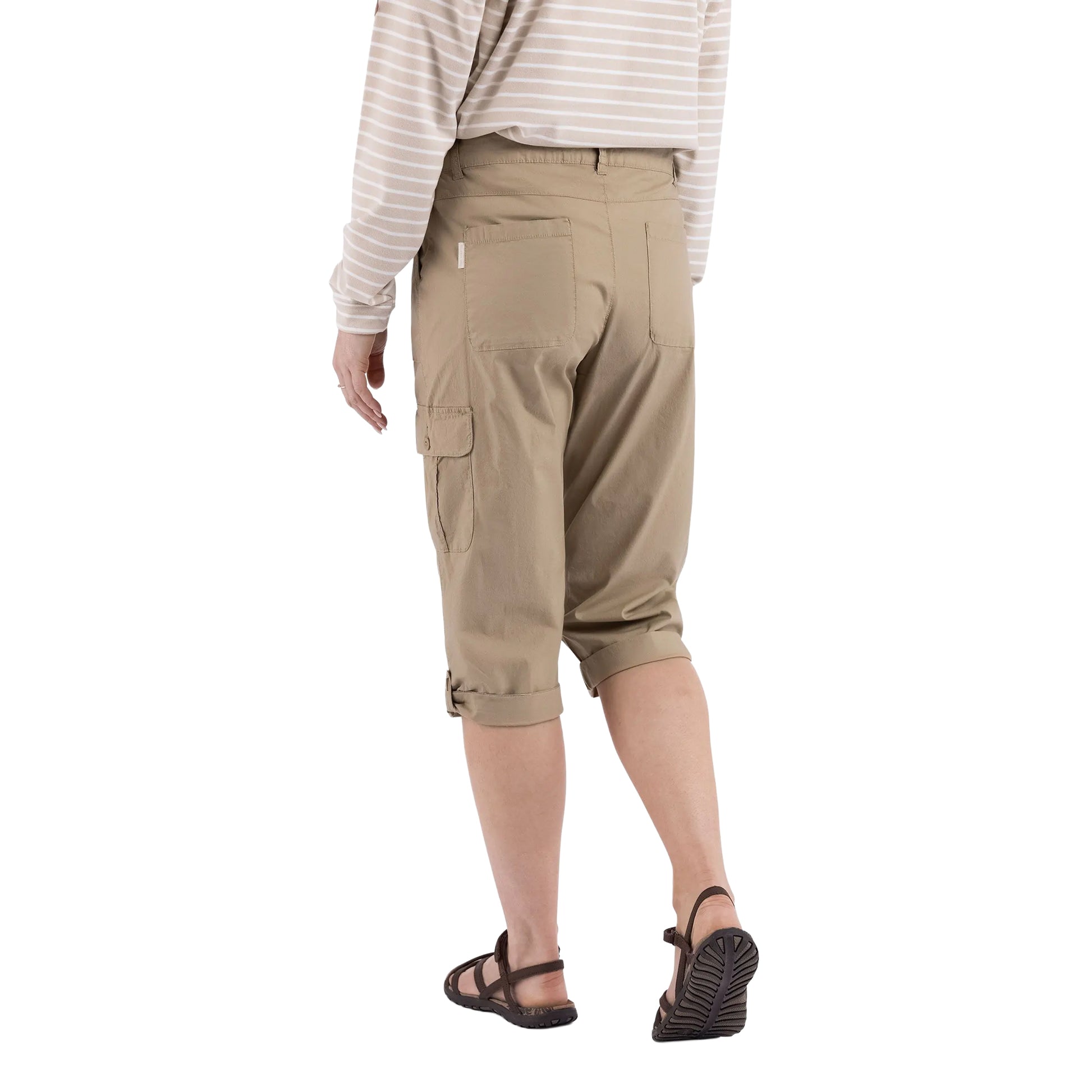 Oat - Lifestyle - Trespass Womens-Ladies Trina Casual Capri Trousers