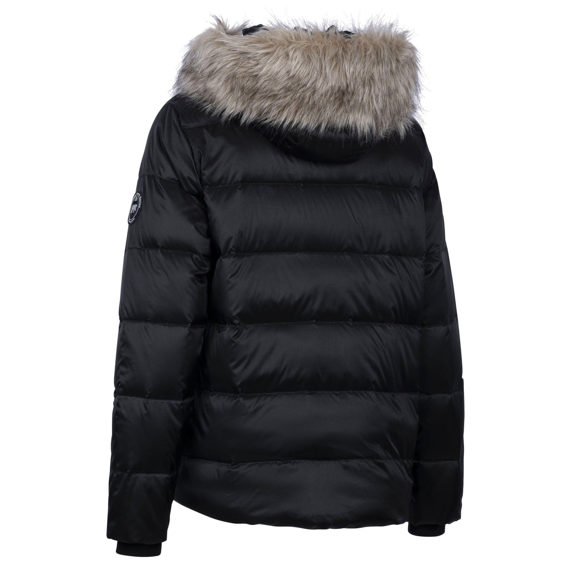 Black - Back - Trespass Womens-Ladies Loot Down Jacket