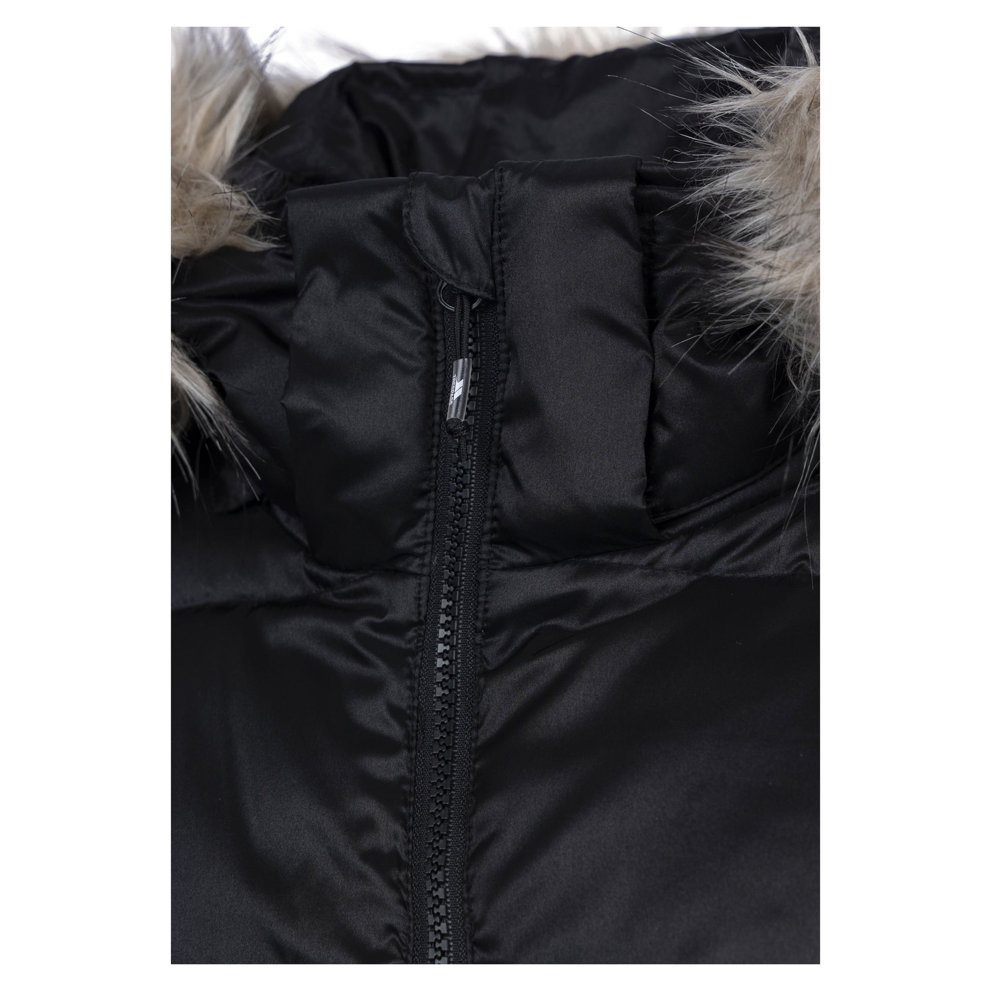 Black - Side - Trespass Womens-Ladies Loot Down Jacket