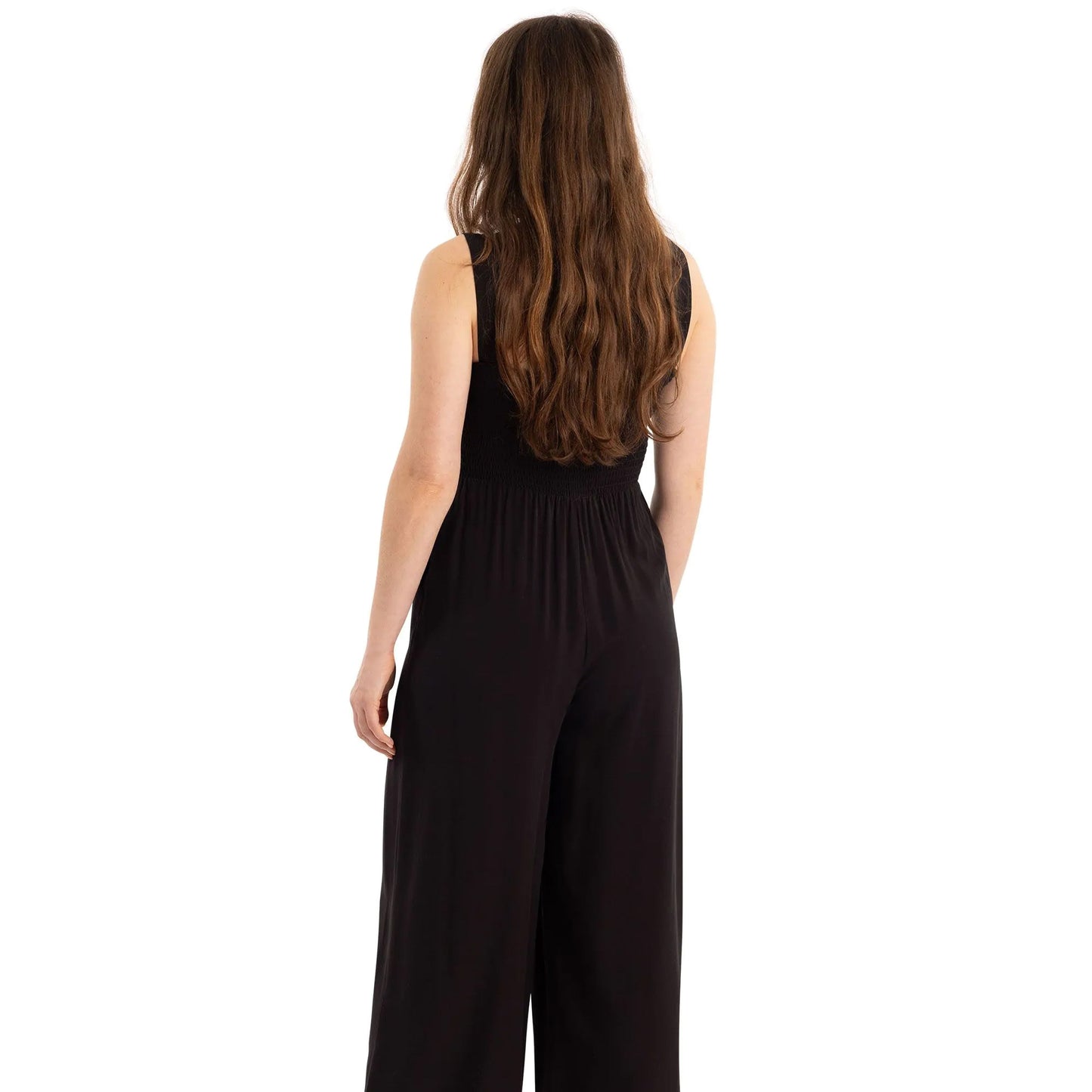 Black - Lifestyle - Trespass Womens-Ladies Cove Full Length Sleeveless Casual Jumpsuit