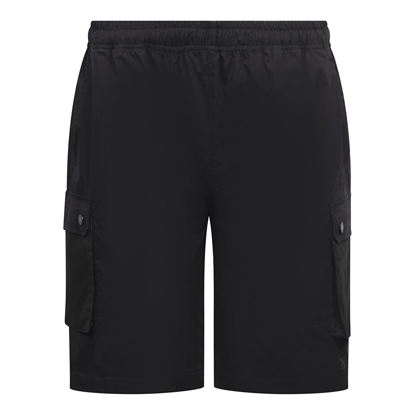 Black - Front - Trespass Mens Hanson Active Shorts