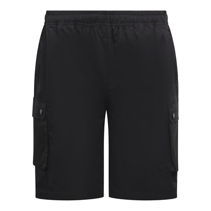 Black - Front - Trespass Mens Hanson Active Shorts