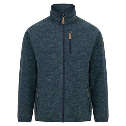 Dark Teal - Front - Trespass Mens Mitchie AT100 Fleece Jacket