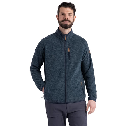 Dark Teal - Side - Trespass Mens Mitchie AT100 Fleece Jacket