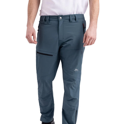 Dark Teal - Side - Trespass Mens Moordaars Adventure Trousers