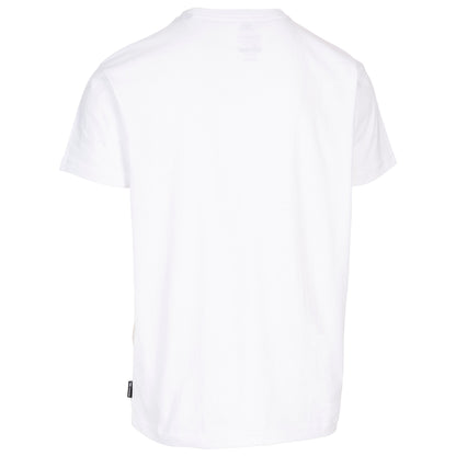 White - Back - Trespass Mens Kedleston T-Shirt