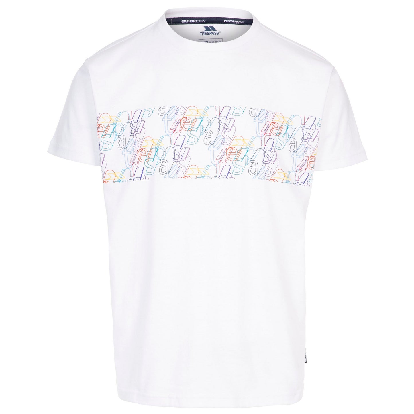 White - Front - Trespass Mens Kedleston T-Shirt