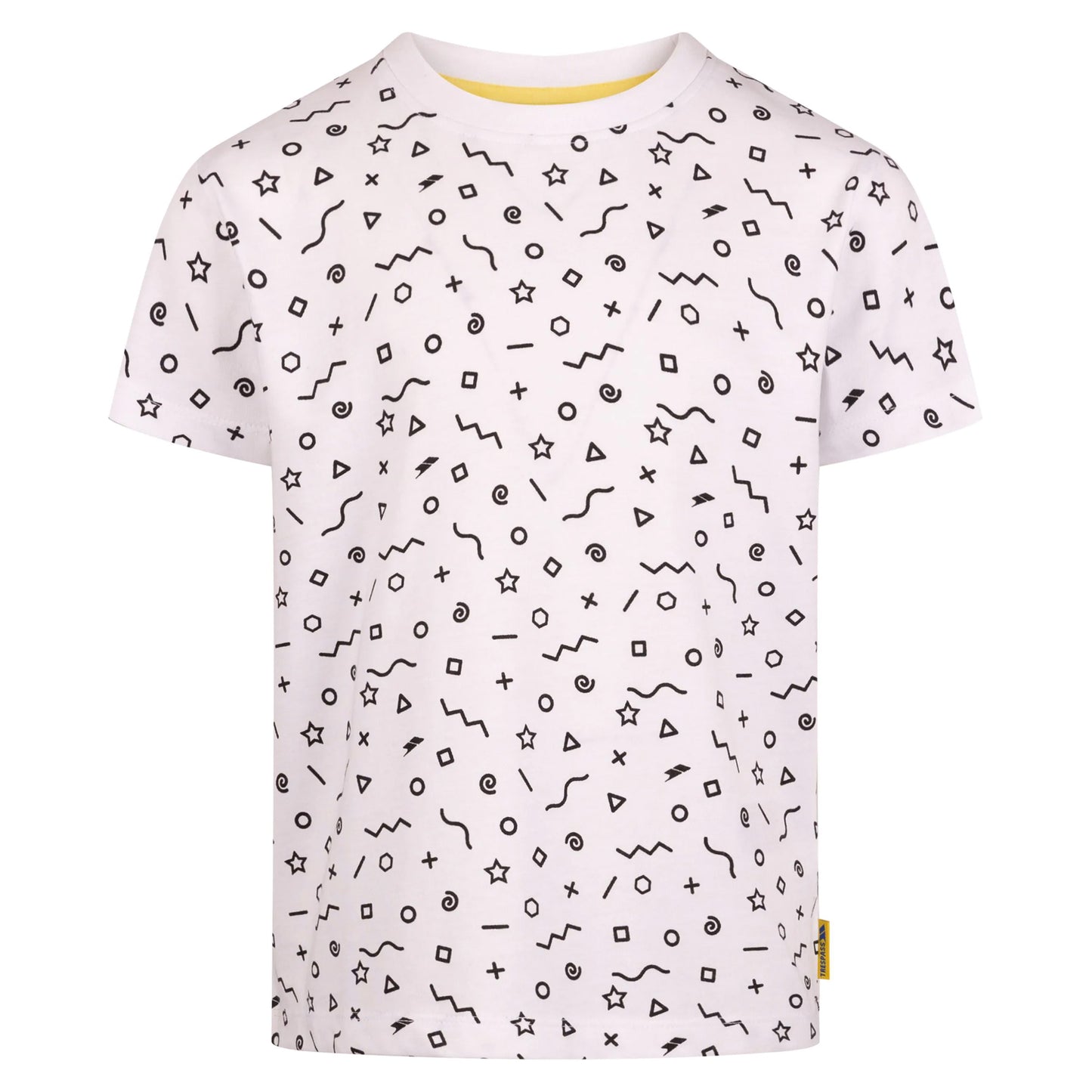White - Front - Trespass Boys Ellwood T-Shirt