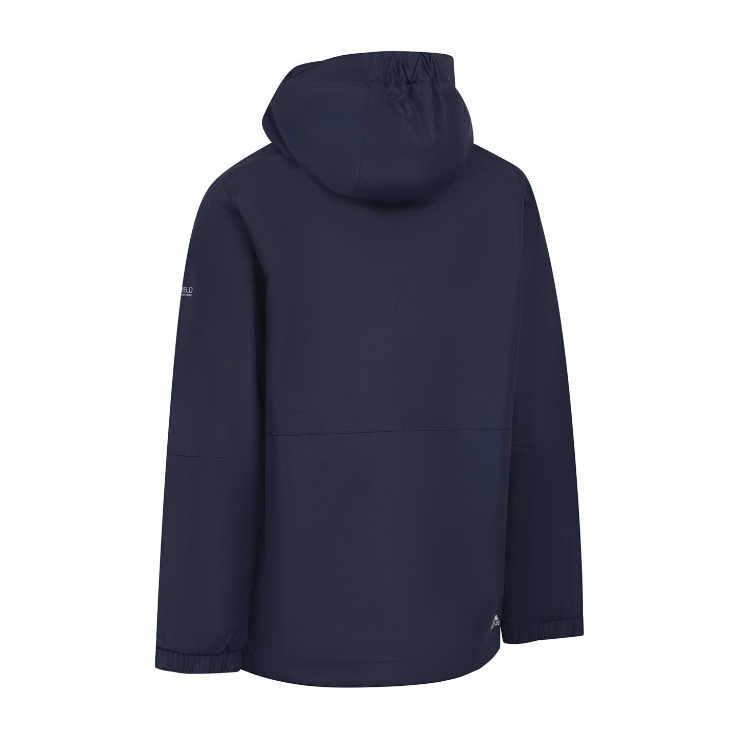 Black - Back - Trespass Childrens-Kids Evandor Waterproof Jacket