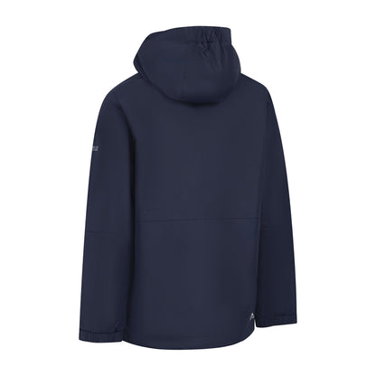Black - Back - Trespass Childrens-Kids Evandor Waterproof Jacket
