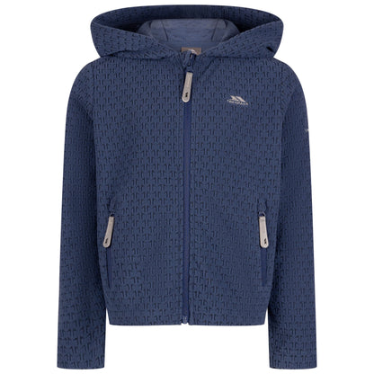 Blue Tone - Front - Trespass Childrens-Kids Everild AT200 Fleece Jacket