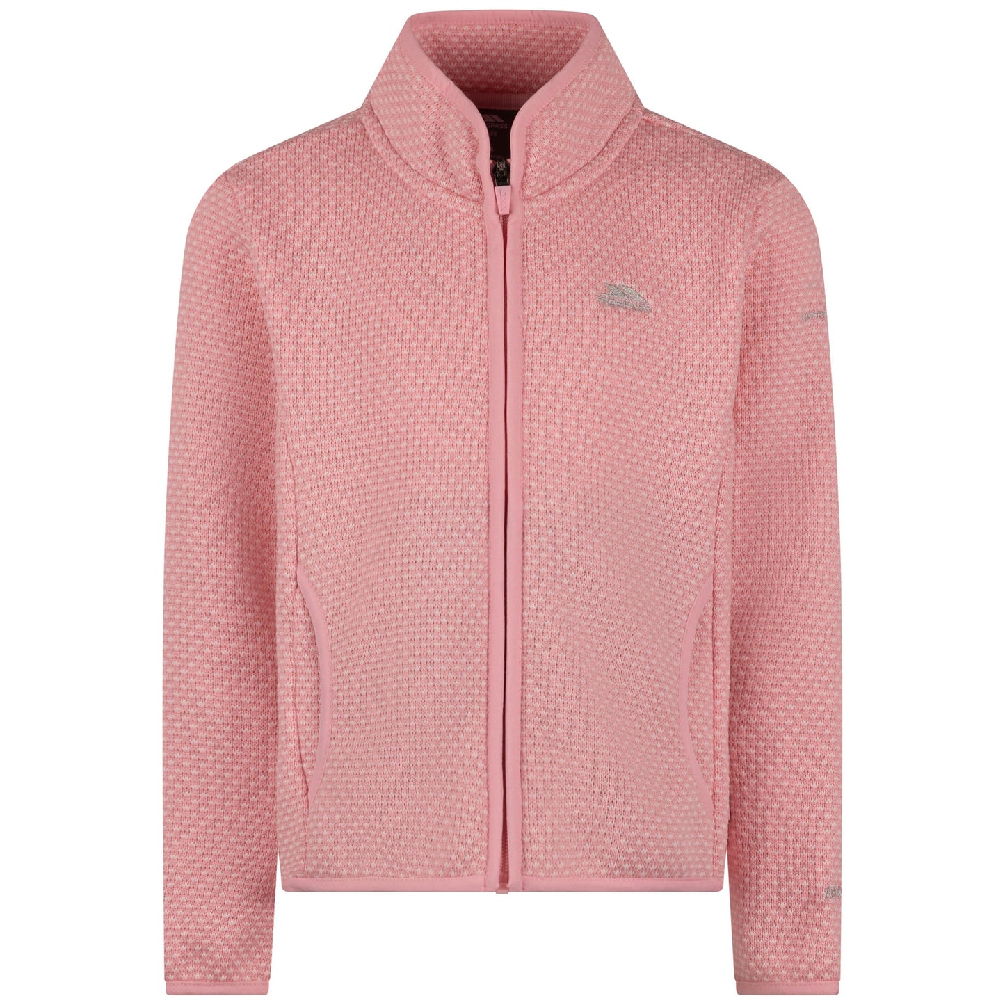 Baby Pink - Front - Trespass Childrens-Kids Ellbar AT300 Fleece Jacket