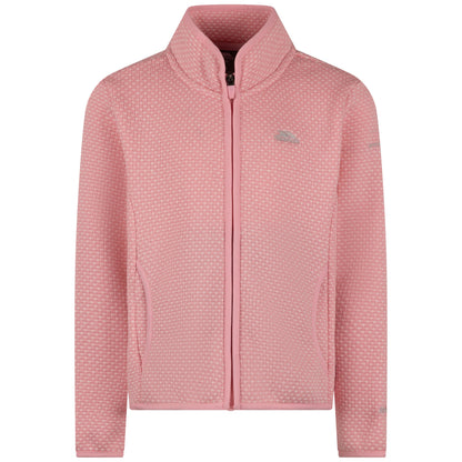 Baby Pink - Front - Trespass Childrens-Kids Ellbar AT300 Fleece Jacket