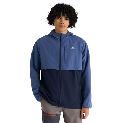 Coastal Blue - Side - Trespass Mens Noham Active Jacket