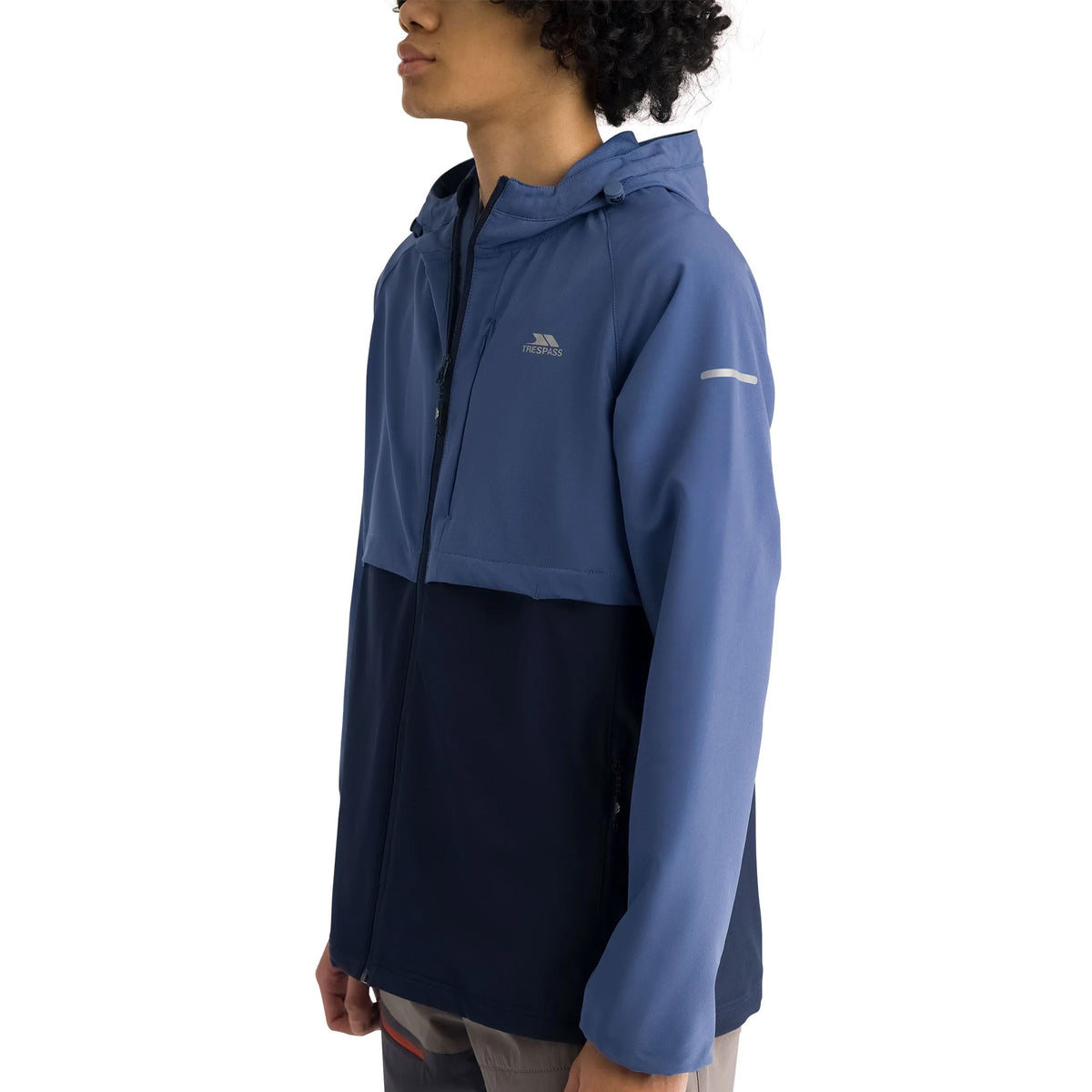 Coastal Blue - Pack Shot - Trespass Mens Noham Active Jacket