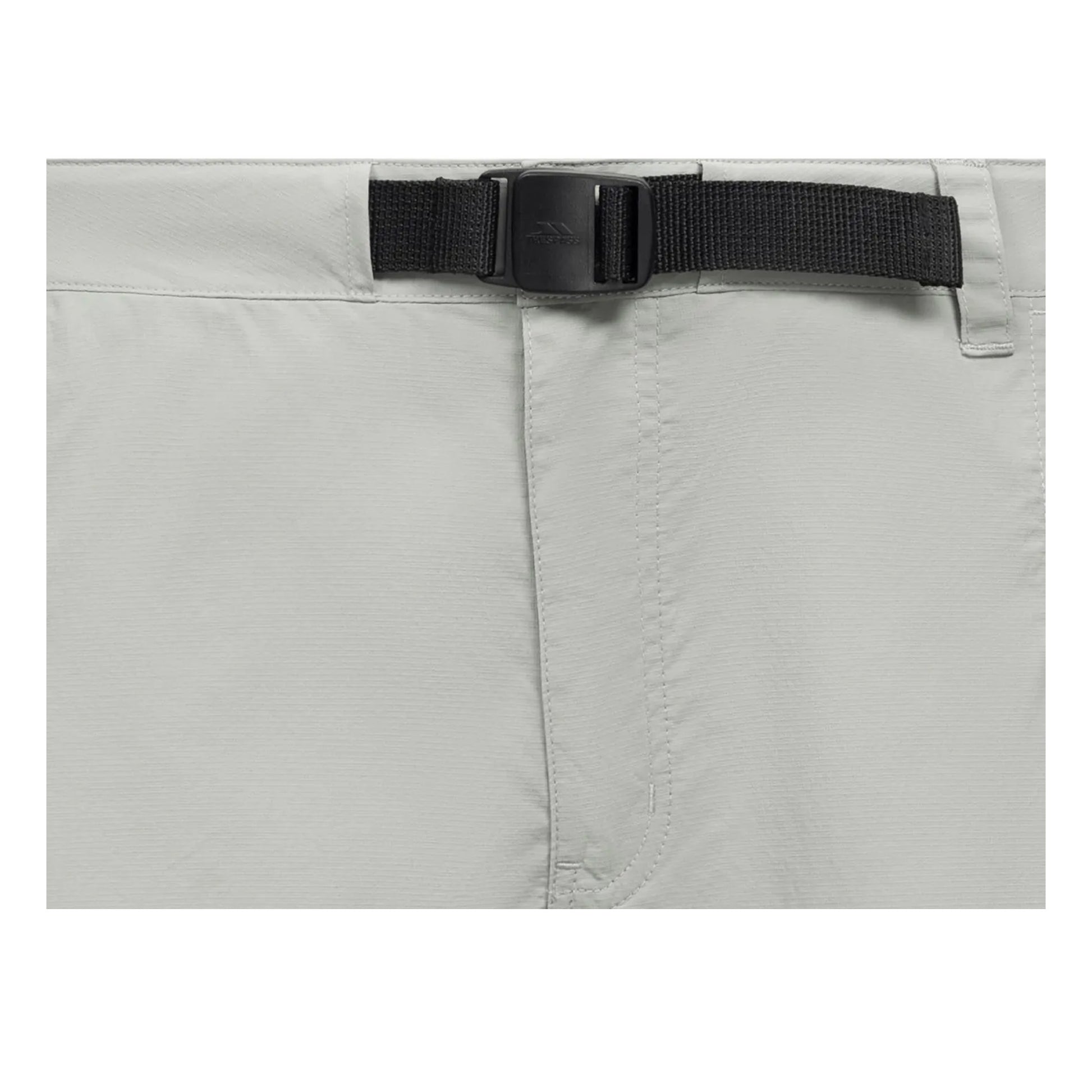 Stone Grey - Side - Trespass Mens Seumas Adventure Shorts