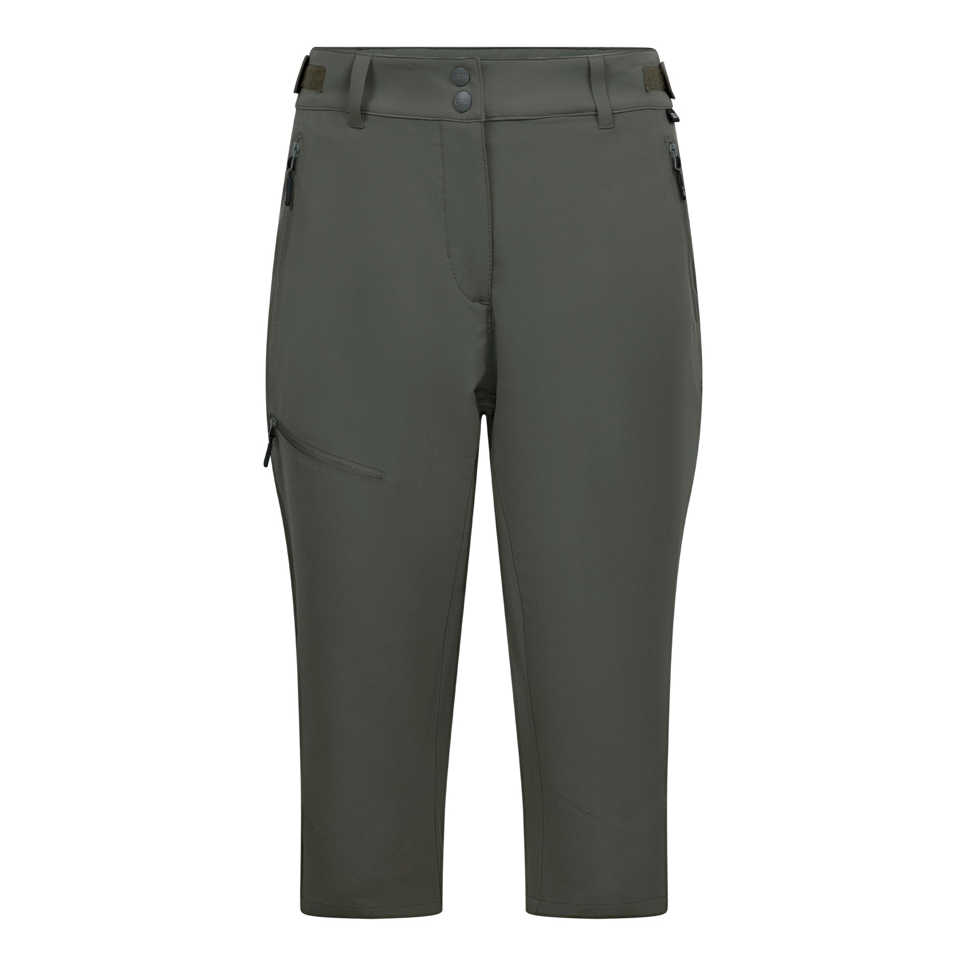 Smoke green - Front - Trespass Womens-Ladies Agneta DLX 3-4 Length Trousers
