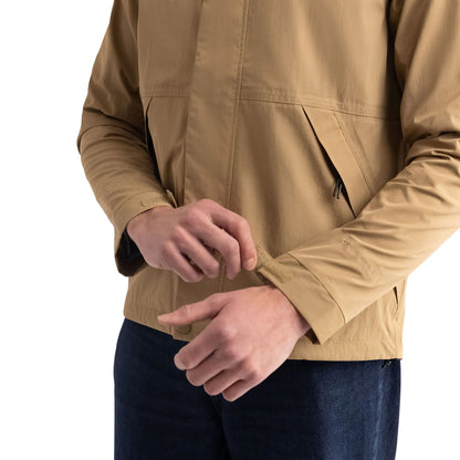 Camel - Pack Shot - Trespass Mens Malcolm DLX Waterproof Jacket