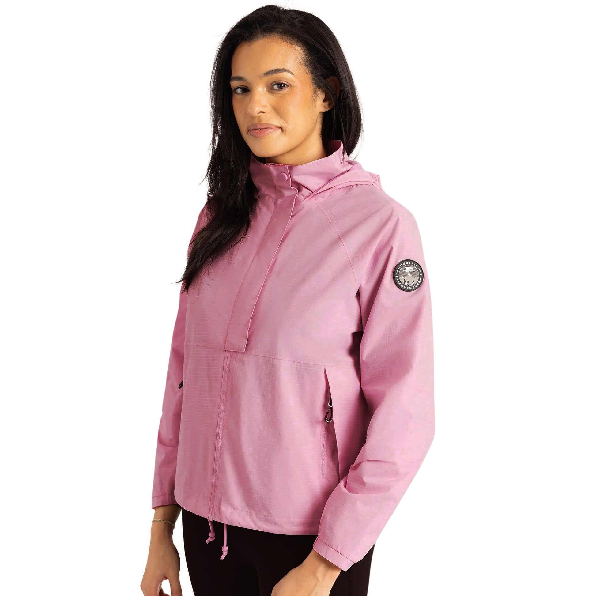 Carnation - Lifestyle - Trespass Womens-Ladies Erskine Waterproof Jacket