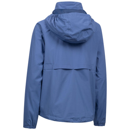 Coastal Blue - Back - Trespass Womens-Ladies Erskine Waterproof Jacket