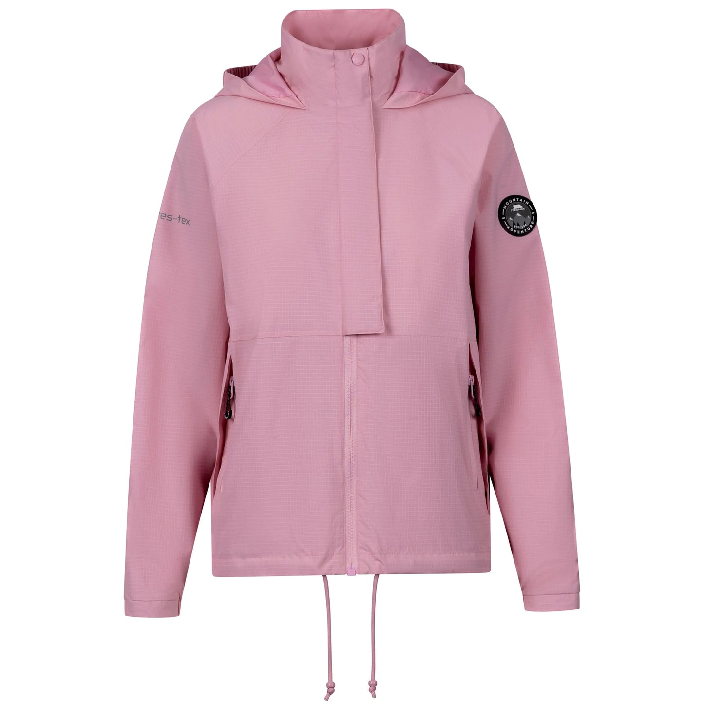Carnation - Front - Trespass Womens-Ladies Erskine Waterproof Jacket