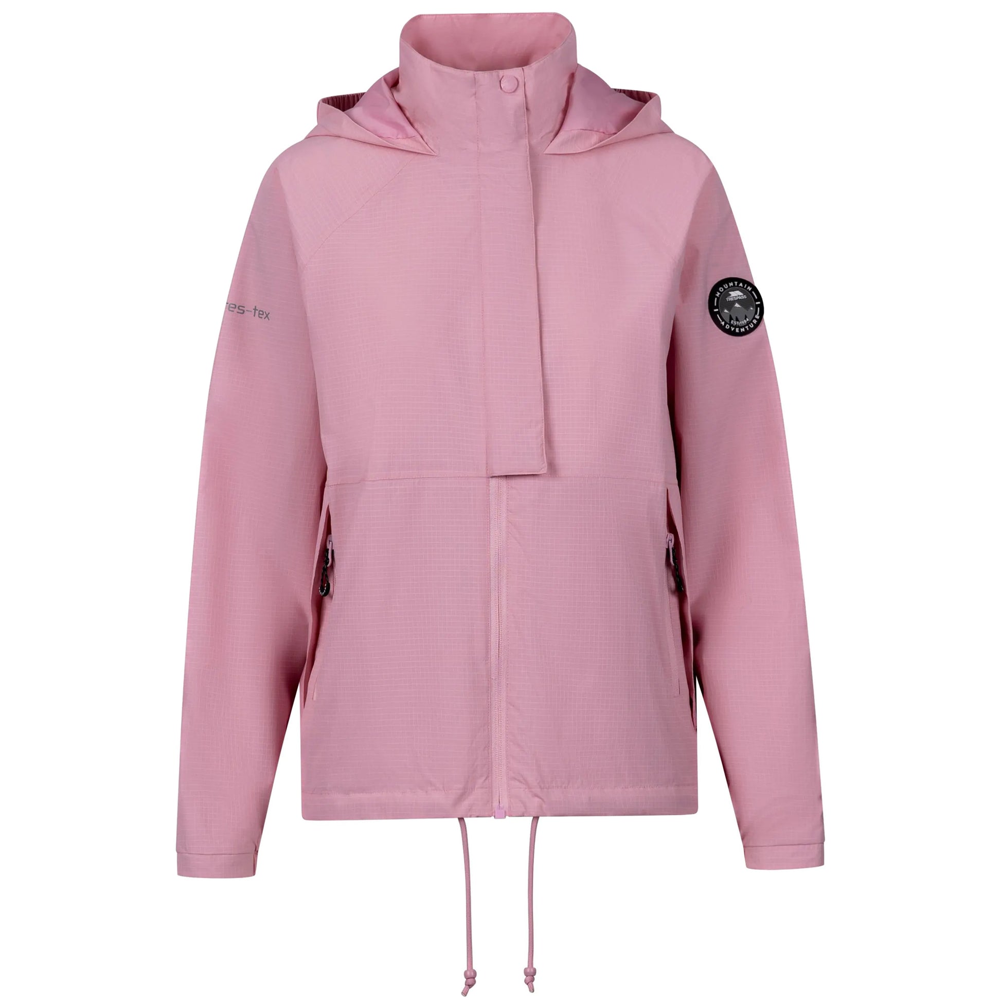 Carnation - Front - Trespass Womens-Ladies Erskine Waterproof Jacket