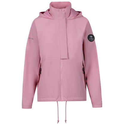 Carnation - Front - Trespass Womens-Ladies Erskine Waterproof Jacket