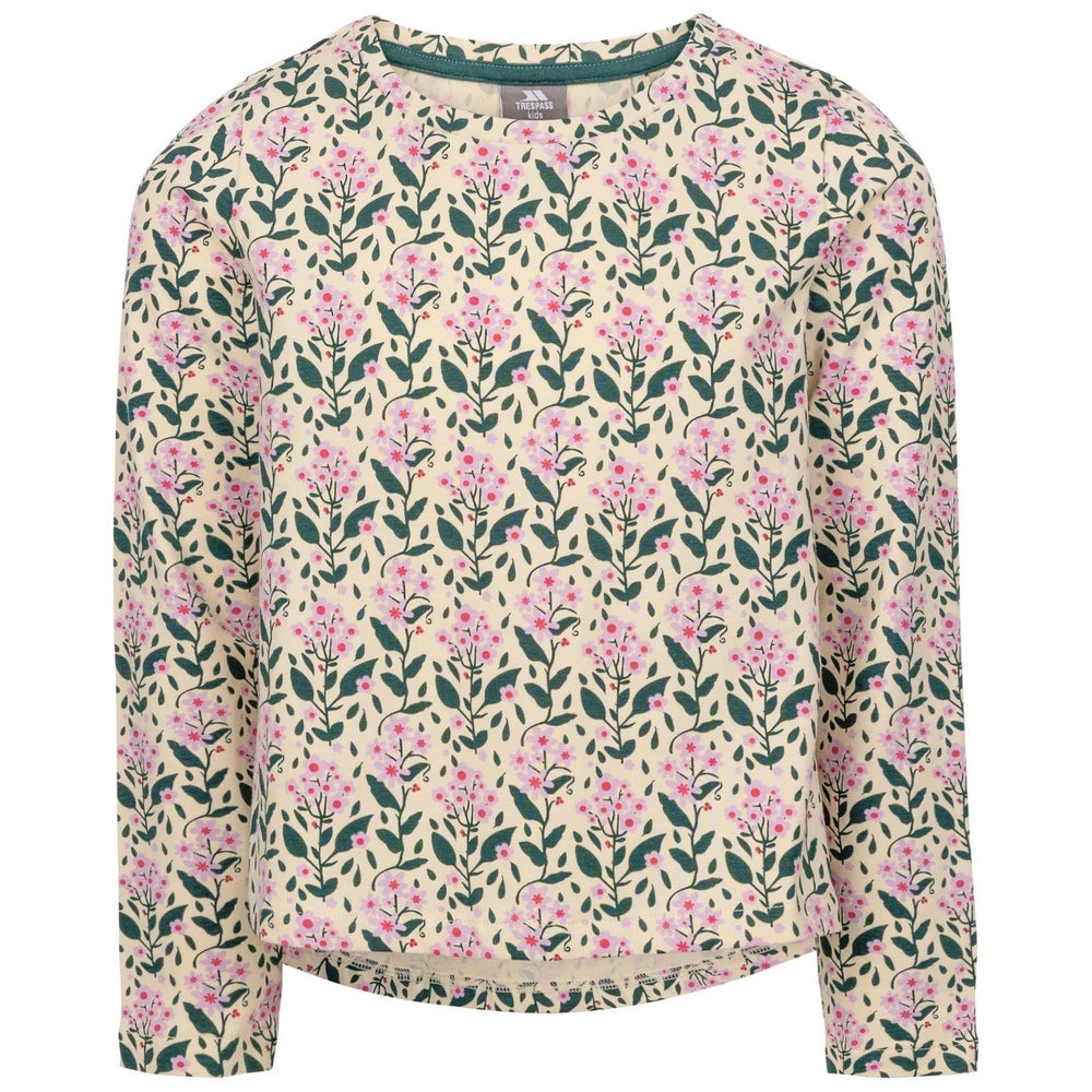Spring Green - Front - Trespass Girls Romilee Top