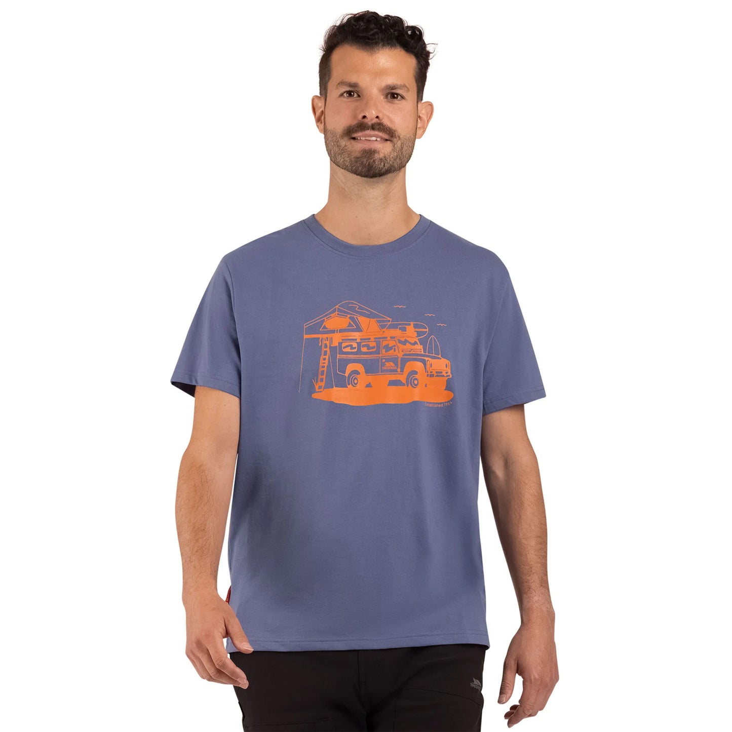 Bluestone - Side - Trespass Mens Wonderer Casual T-Shirt