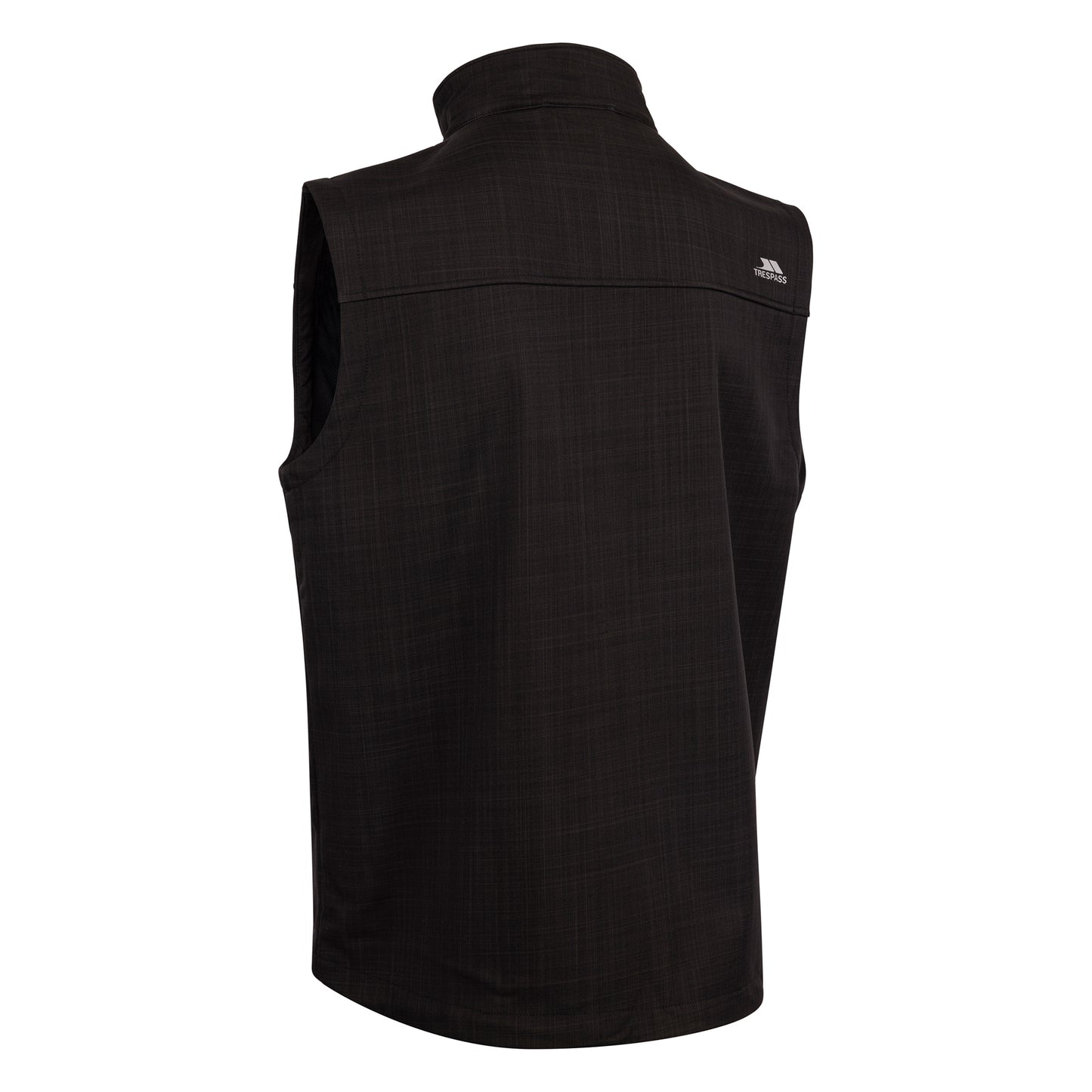 Black Marl - Back - Trespass Mens Baro TP50 Softshell Gilet