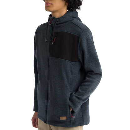 Dark Teal - Pack Shot - Trespass Mens Uig Fleece Jacket