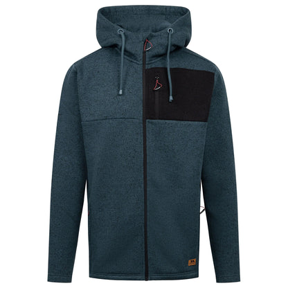 Dark Teal - Front - Trespass Mens Uig Fleece Jacket