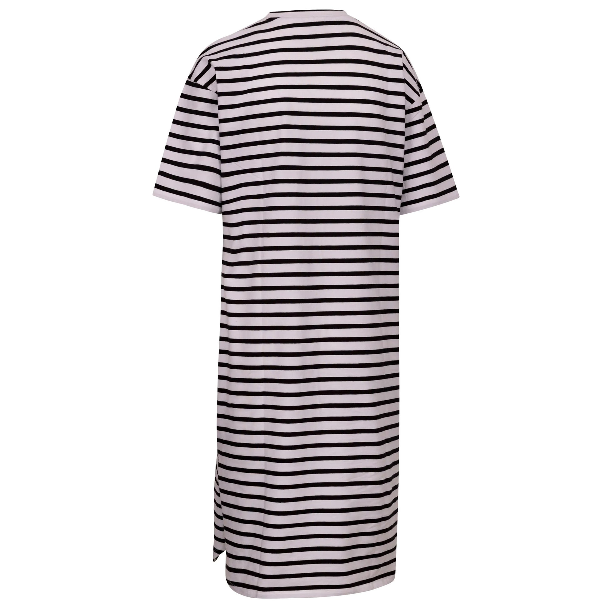 Black-White - Back - Trespass Womens-Ladies Elayna T-Shirt Dress