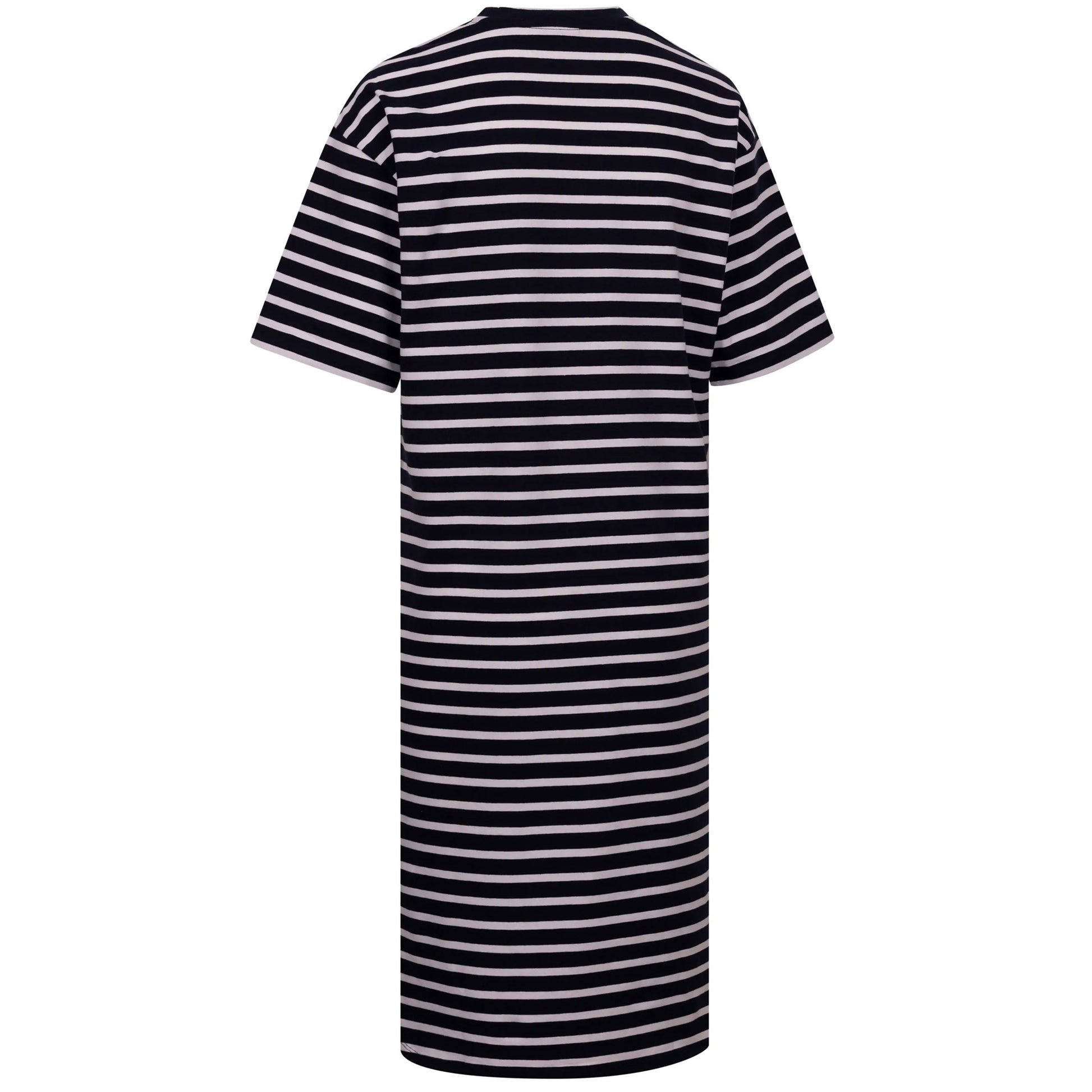 Navy-White - Back - Trespass Womens-Ladies Elayna T-Shirt Dress