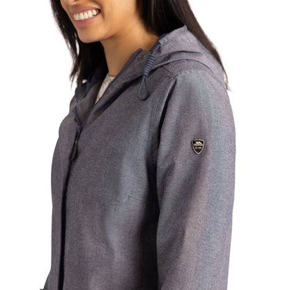 Navy - Lifestyle - Trespass Womens-Ladies Shiralee Waterproof Jacket