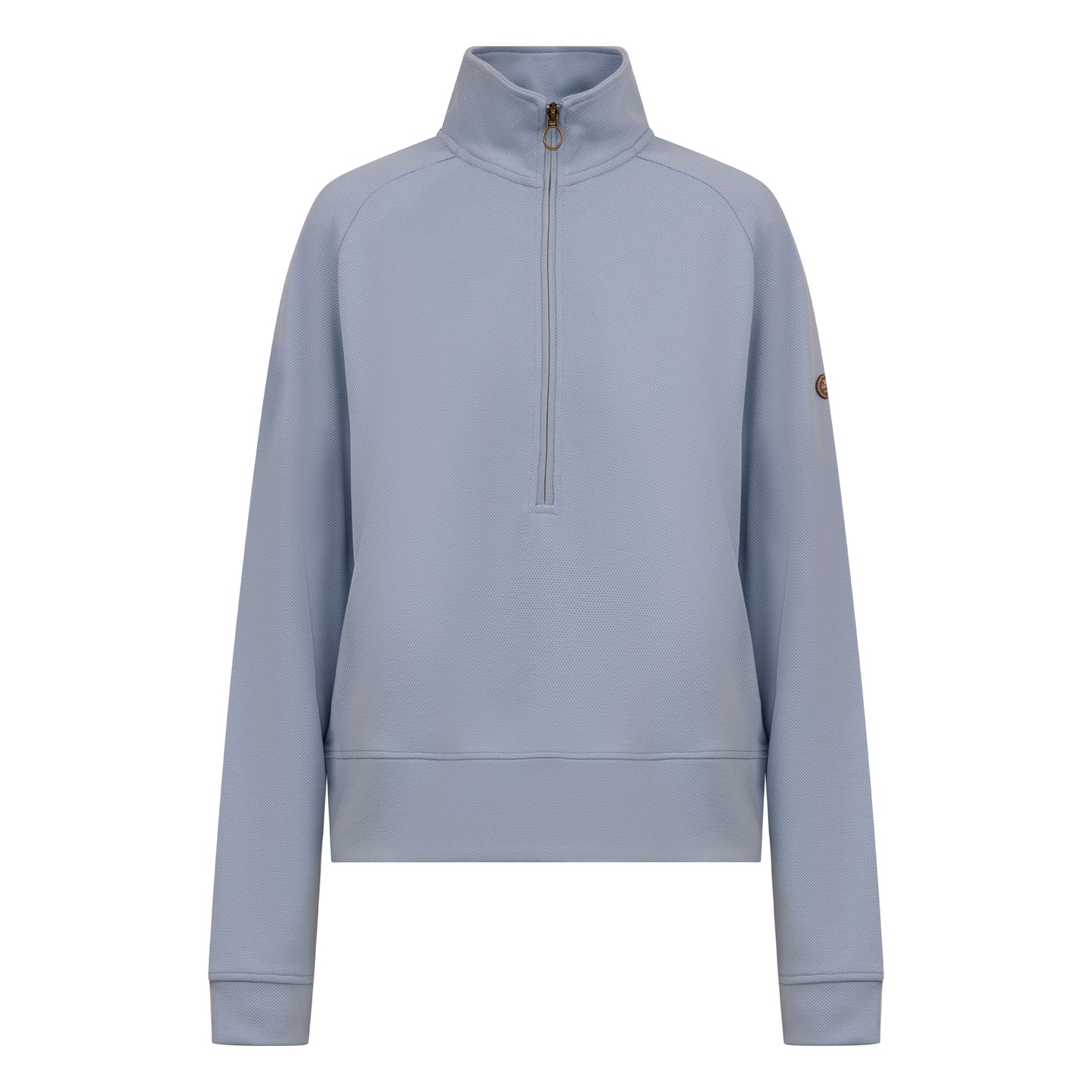 Blue Haze - Front - Trespass Womens-Ladies Pipa Quarter Zip Top