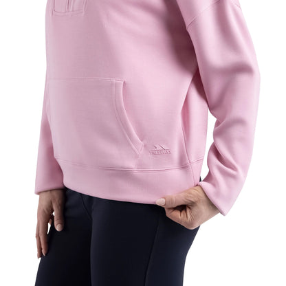 Carnation - Pack Shot - Trespass Womens-Ladies Jean Half Zip Sweatshirt