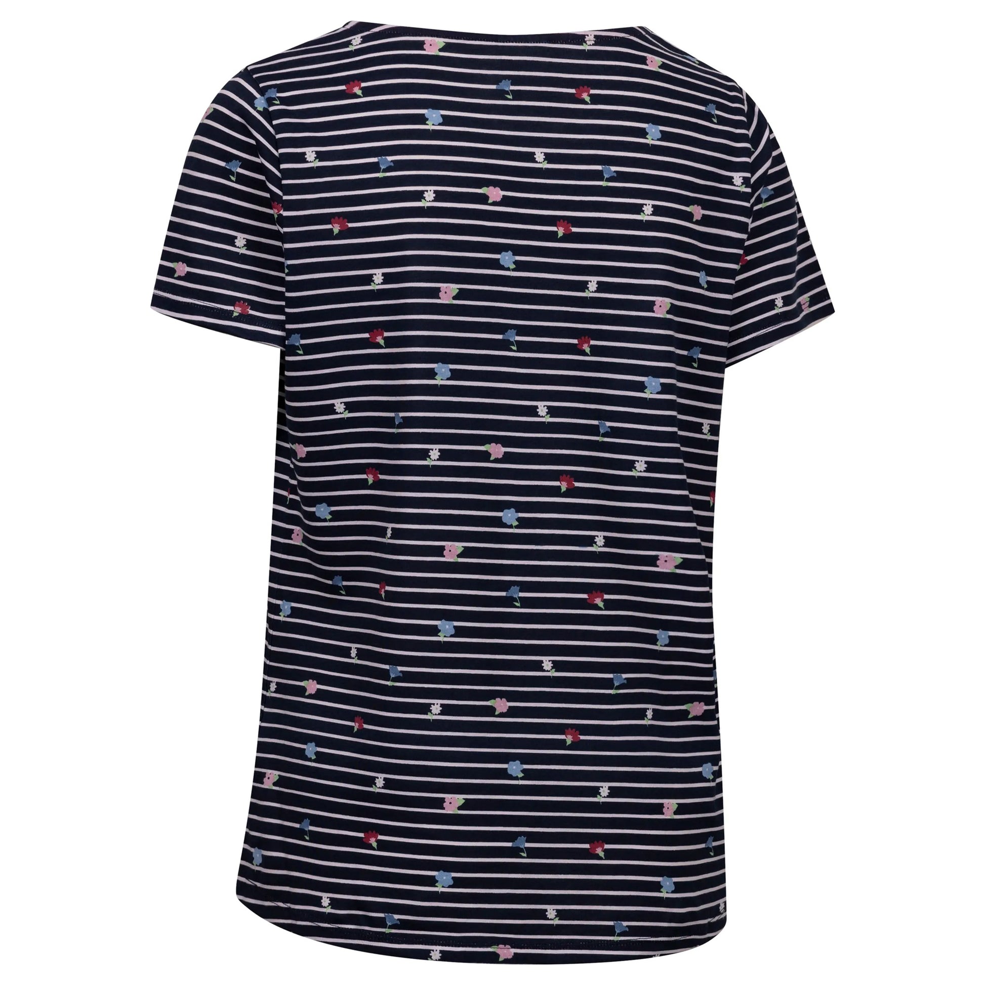 Navy - Back - Trespass Womens-Ladies Myla Printed Top